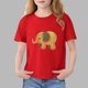 thumbnail image 1 of Blusas y camisas de manga corta con cuello redondo para niños Camiseta de verano de manga corta estampada para niñas Jersey elegante de cuello redondo para niñas Top de algodón para niños, 1 of 6