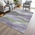 thumbnail image 6 of Dalyn Rugs Machine Washable Indoor/Outdoor Chantille Purple 9' x 12' Rug, 6 of 9