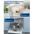 thumbnail image 4 of FWMB Wireless Cat Water Fountain Stainless Steel, 108oz/3.2L Pet Fountain, Battery Operated Cat Fountain, Automatic Water Dispenser for Cats and Dogs, 4 of 10