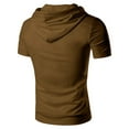 thumbnail image 5 of Yaoyar Men Athletic Hoodies Workout Shirts Lightweight Sweatshirts Pullover Sport Hoody Fashion Hoodie Shirts, 5 of 6
