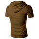 thumbnail image 5 of pstuiky Camisa de manga corta para hombre, Camiseta deportiva de manga corta con cuello alto y media cremallera para hombre ropa de hombre m, 5 of 6