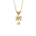 thumbnail image 2 of Delight Jewelry Two-tone Squirrel in Heart - Gold tone Heart Necklace, 2 of 4