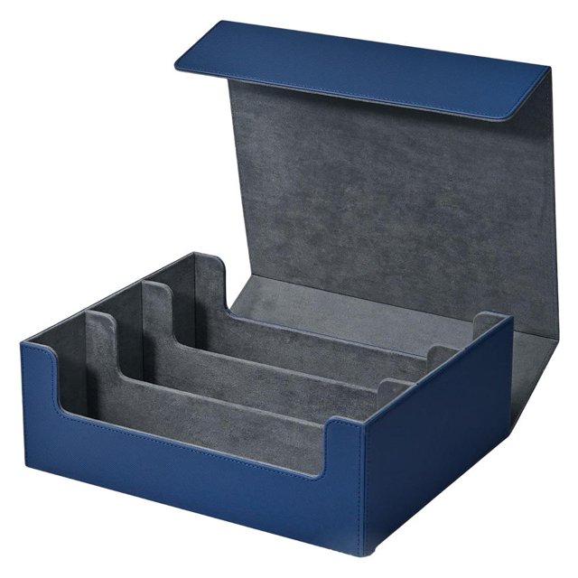 Wmool Card De Box for Trading Cards,Trading Card Stge Box,Leather Magnetic Card Stge Box, Commander Card De Case Fits for Magic Game Cards,Magnetic Closure Card Holder Fits for Magic Game Cards
