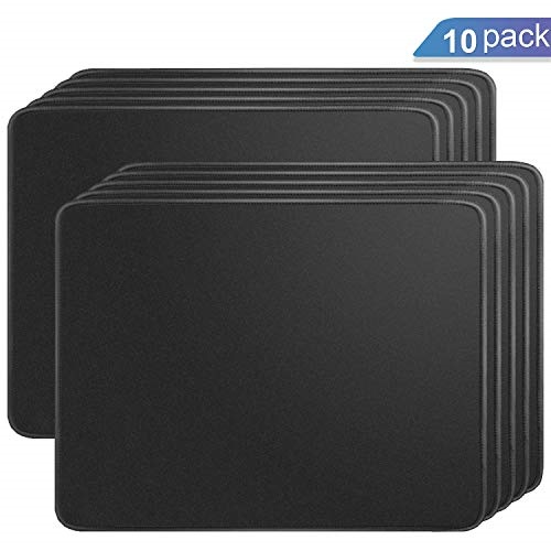 ktrio 10 pack mouse pad with stitched edges mousepads bulk with lycra