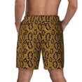 thumbnail image 4 of Balery Snake Skin Mens Swim Trunks Swim Shorts for Men Quick Dry Inseam Beach Shorts with Compression Liner Pocket-3X-Large, 4 of 9