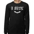 thumbnail image 2 of Bat I Bite Long Sleeve Shirt Unisex Large Black, 2 of 5