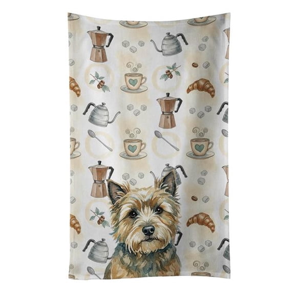 Carolines Treasures  25 x 15 in. Cairn Terrier Coffee Bar Kitchen Towel