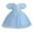 Blue, variant on Odeerbi Toddler Dress Kids Girls Princess Dresses Tulle Dress Middle-aged Children's Sleeveless Embroidery Mesh Gauze Dress Beige