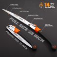 thumbnail image 3 of Sierra plegable REXBETI de acero SK-5 de 14" para poda y camping, 3 of 8