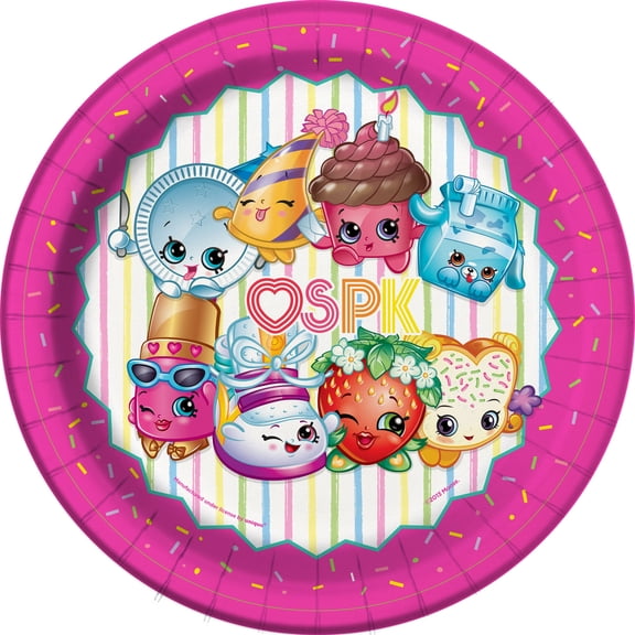 9" Shopkins Party Plates, 8ct