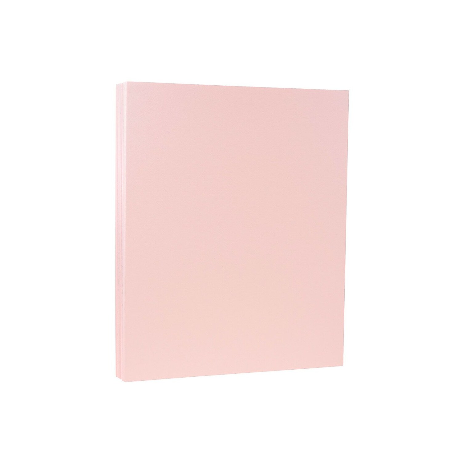 JAM Paper Matte Paper, 8.5 x 11, 32lb Baby Pink, 50 per Pack