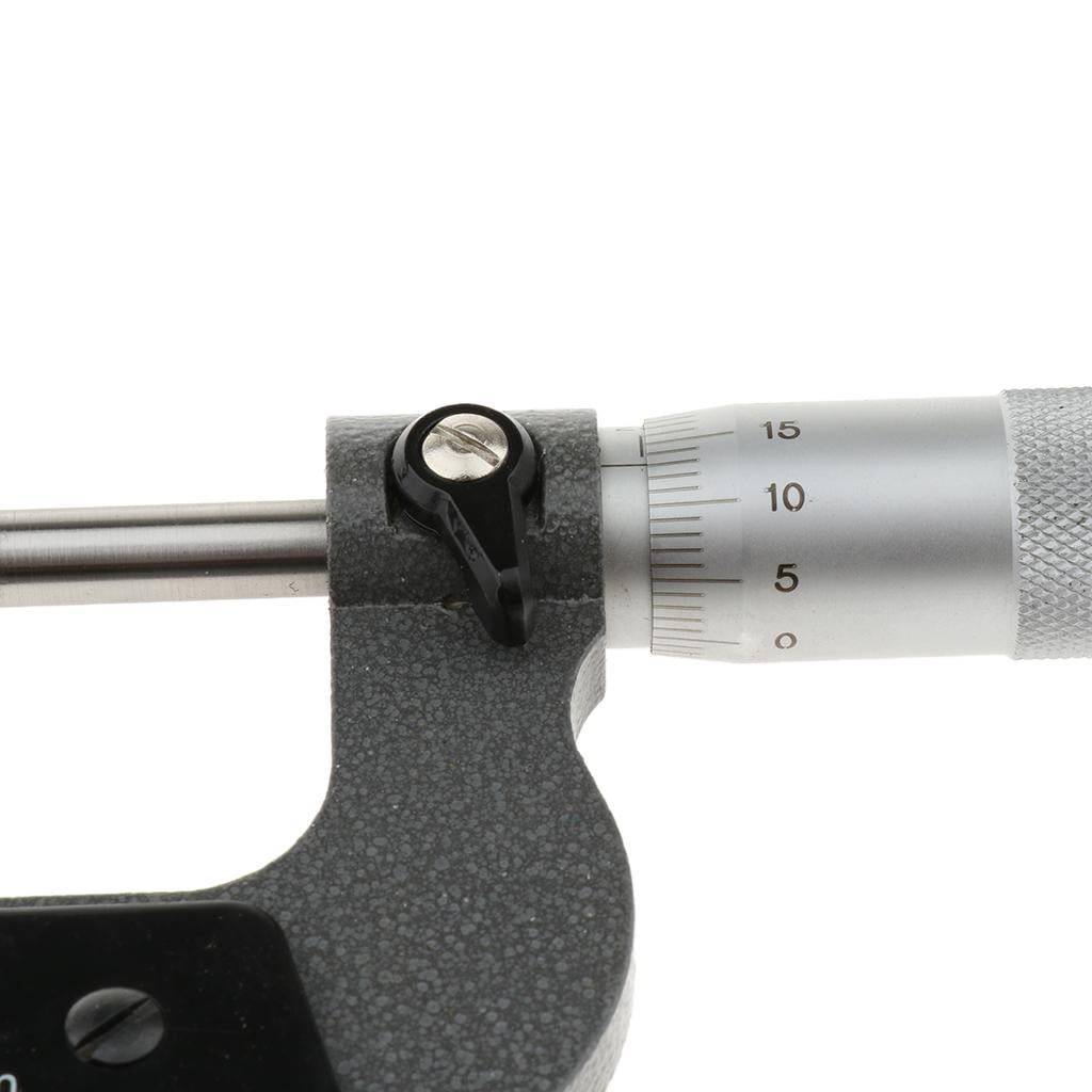 8 Sizes 0-200mm Outside External Metric Gauge Micrometer Machinist Measuring 