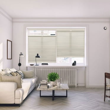 Regal Living Top Down Bottom Up Light Filtering Cordless Cellular Shade, Alabaster - 20.5" W x 48" L