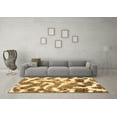 thumbnail image 3 of Ahgly Company Indoor Rectangle Abstract Brown Modern Area Rugs, 4' x 6', 3 of 4