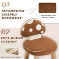thumbnail image 4 of Dayalane Mushroom Kids Desk Chair Comfy, Upholstered Chairs with Wooden Legs for Ages 1-4, Playroom Furniture with Back, Bedroom, Kindergarten, Pink, 4 of 8