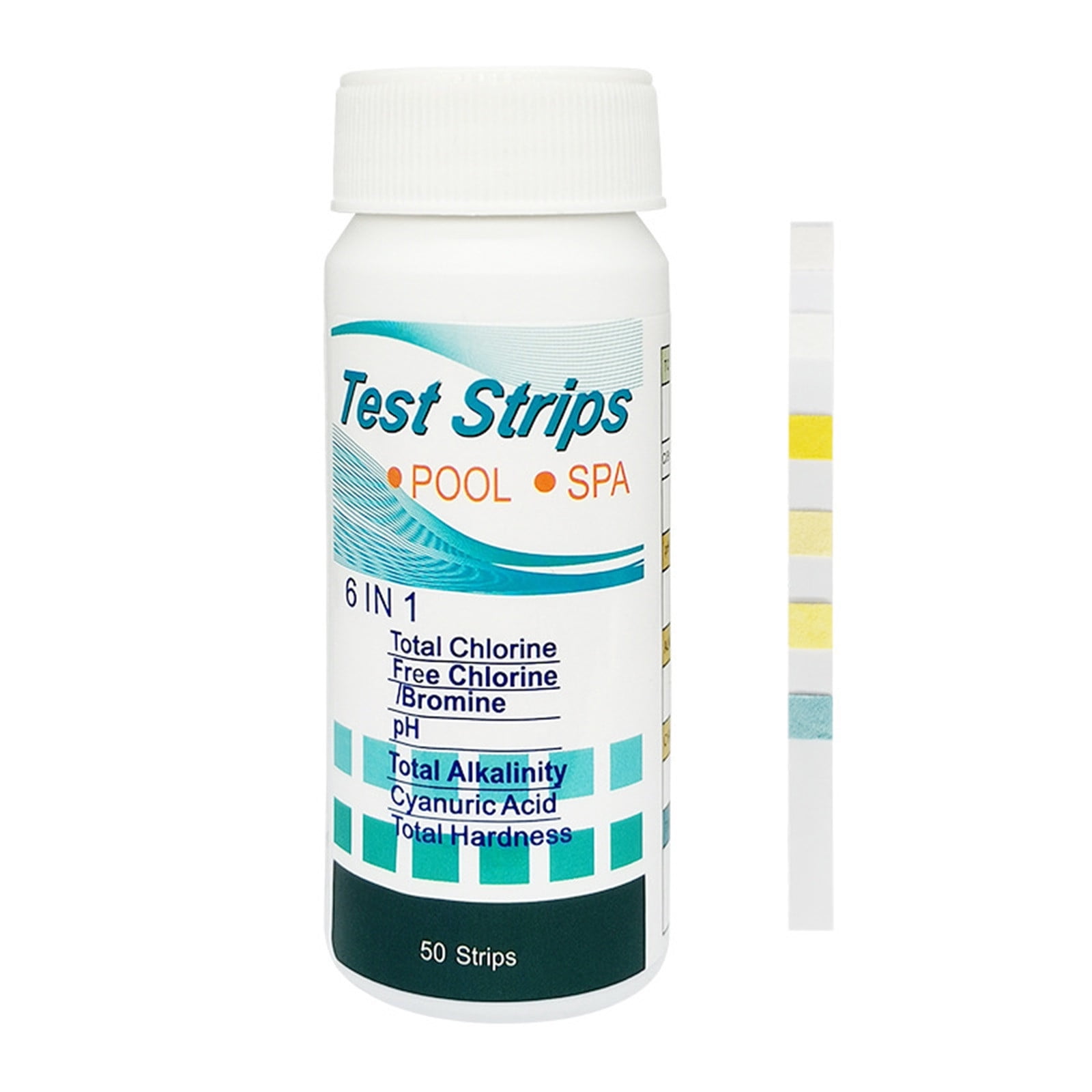 Danhjin Pool And Spa Test Strips Kit 50 Accurate Test Strips For Spa