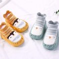 thumbnail image 3 of 2 pares de calcetines para bebé, zapatillas para niños pequeños, zapatos cálidos de algodón, suela suave antideslizante, 3 of 5