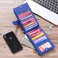 thumbnail image 5 of GOIACII Womens Wallet RFID Blocking Bifold Credit Card Holder with 2 Zipper Pockets, 5 of 9