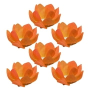 Lumabase Lotus Floating Paper Lanterns - Set of 6