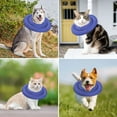 thumbnail image 2 of CSCHome Dog Cone for Kittens Puppy After Surgery Soft Pet Recovery Collar for Small & Medium Large Collar(Blue), 2 of 5