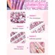 thumbnail image 4 of Kit de diamantes de imitación para decoración de uñas Wsimily, 1620 unidades, gemas de cristal rosa, 4 of 7