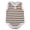 Coffee, variant on Newborn Baby Boy Romper Embroidery Sleeveless Bubble Clothes Stripe Bodysuit Cute Infant One Piece Summer Outfit (Green, 3-6 Months)
