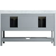 thumbnail image 6 of Anzzi 35 x 60 in. Montaigne Bathroom Vanity Set, Rich White, 6 of 7