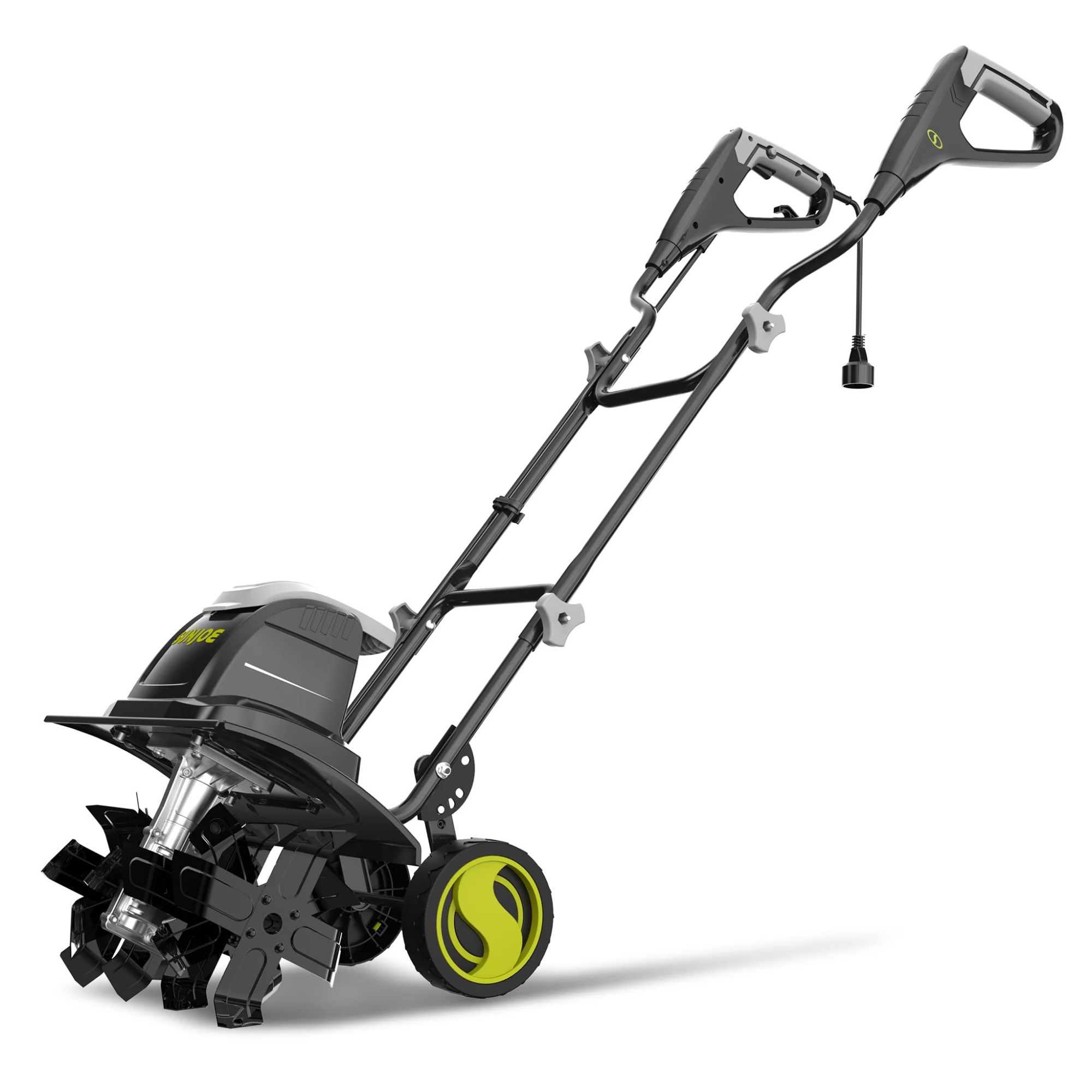 Sun Joe 15-Amp Corded Electric Garden Tiller & Soil Cultivator Machine for Yard, 15.7-Inch