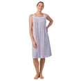 thumbnail image 5 of Aria Women's Sleeveless 100% Cotton 40" Nightgown, Sizes XS-5X, 5 of 8