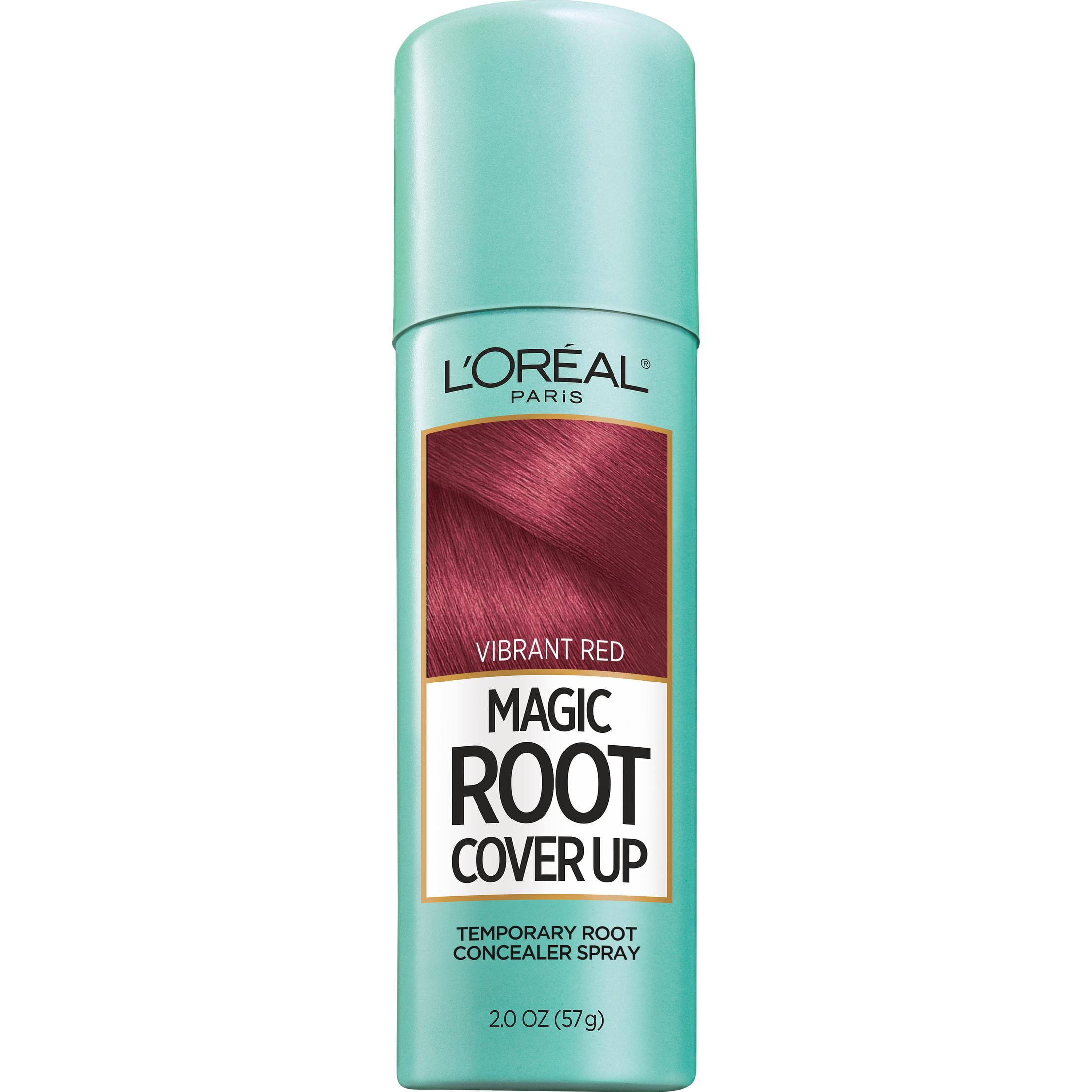 L'Oreal Paris Magic Root Cover Up Temporary Concealer Spray, Vibrant Red, 2 oz