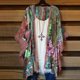 thumbnail image 1 of Ichuanyi Liquidación de mujeres Hem Irregular Irregular Floral Floral Floral Media manga Cardigan Cardas abiertas Puntadas abiertas ICHUANYI WER2023081605569, 1 of 5