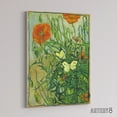 thumbnail image 2 of Vincent Van Gogh Butterflies And Poppies Canvas Wall Art Print 24X32", 2 of 3