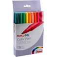 thumbnail image 2 of Pentel Arts Stylos de Couleur, Pointe Fine, Couleurs d'Encre Assorties, 18 Unités, 2 of 2