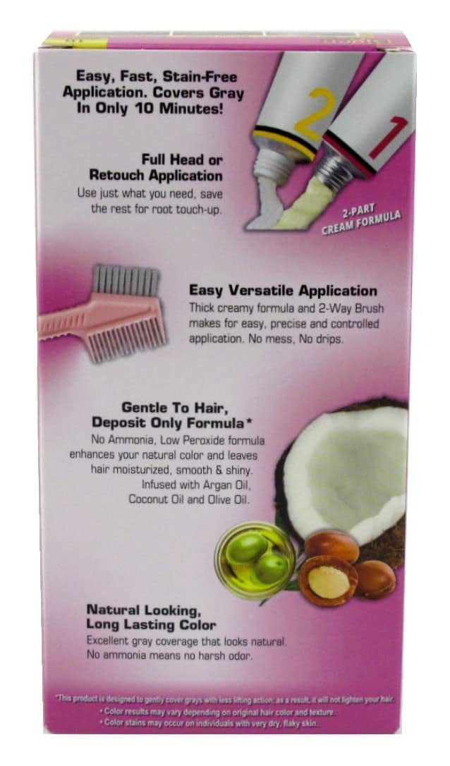 Bigen Easy Hair Color Permanent #1B Intense Black Kit with Aloe & Olive Oil, 1 Count, 6 Pack