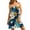 1#m Dark Blue, variant on Strapless Dress for Women Backless Boob Tube Sheer Top Summer Dress for Beachwear Light Green 3XL