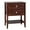 Brown, variant on IVV Modern White Bedside Table, 27.9" Tall Nightstand with 2 Drawers & Bottom Shelf, Multipurpose for Bedroom/Living Room, Home Decor