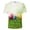 Z1 Mint Green, variant on Mens Easter Tee Fashion Digital 3D Printing Lapel Zipper Short Sleeve Holiday Clothing for Men,White,L