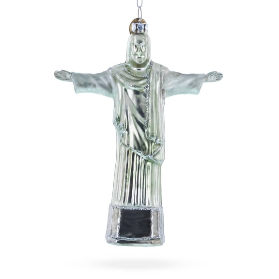 Christ the Redeemer, Rio De Janeiro, Brazil Glass Christmas Ornament