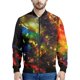 thumbnail image 5 of Chaqueta con estampado de galaxia espacial para hombre, chaqueta con estampado 3D de cielo estrellado, manga larga, moda Harajuku, chaquetas de gran tamaño con cremallera, abrigo de calle, 5 of 5
