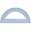 Charles Leonard Metal Protractor 4" White 77410