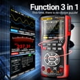 thumbnail image 2 of ANENG Dual-Channel 3-in-1 Handheld Oscilloscope with Multimeter & Signal Generator - 50MHz Bandwidth, 280MSa/s Sampling Rate, 25000 Counts, Compact Design with Built-in Rechargeable Battery, Perfect, 2 of 6