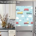 thumbnail image 3 of Yayeee Magnetic Dishwasher Cover for The Front Decoration Home Kitchen Machine Sticker Protector, Blue Trains Pattern, 3 of 6