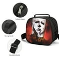 Face Michael Myers Insulated Lunch Bag Portable Lunch Box Reusable