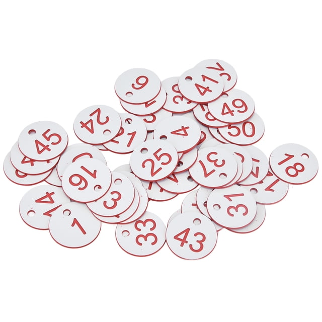 Etiquetas de letreros numerados Jadeshay 50 piezas Etiqueta de colmena ABS