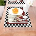thumbnail image 5 of Fat Chef Kitchen Placemats Set of 6 for Dining Table, Rustic Farmhouse Chef Rectangle 12x18 Inch Cotton Linen Placemat, Washable Table Mat for Kitchen Decoration (18" L x 12" W), 5 of 6