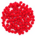 thumbnail image 2 of Essentials By Leisure Arts Pom Poms - Red - 5Mm 100 Piece Pom Poms Arts And Crafts Red Pompoms For Crafts Craft Puff Balls For Crafts, 2 of 3