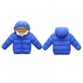thumbnail image 4 of Toddler Kids Baby Boys Girls Winter Down Coats with Hoods, Padded Light Puffer Jacket Outerwear Baby Winter Down Jacket 2-6 Years, 4 of 8