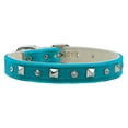 thumbnail image 5 of Dog, Puppy and Pet Collar, "Velvet Crystal  Pyramid", 5 of 10