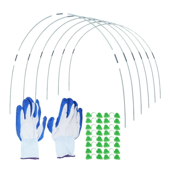 OULII 1Set Metal Greenhouse Hoops with Assorted Colors for Planting Tunnel Support
