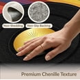thumbnail image 6 of ODIKA 5'x7' Washable Area Rug Non-Slip, Chair-Friendly Vinyl Cd Record Vintage Retro Music Border Grooves Concentric Disc Flowing for Dining Room, Under Table, Home Office, 6 of 7